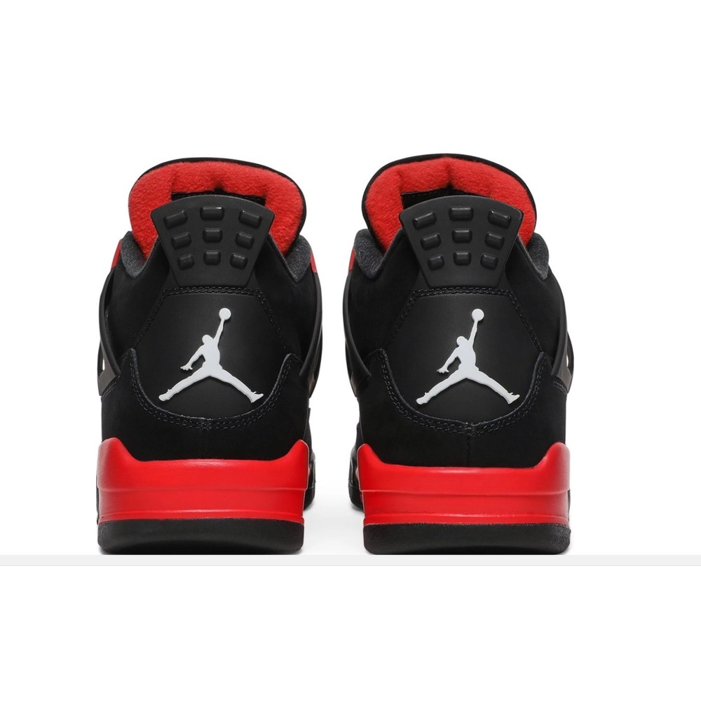 靴 NIKE Air Jordan 4 Red Thunder Crimson Jordan 4 Retro Red Thunder Spor Ayakkabı - Ercan Sneakers