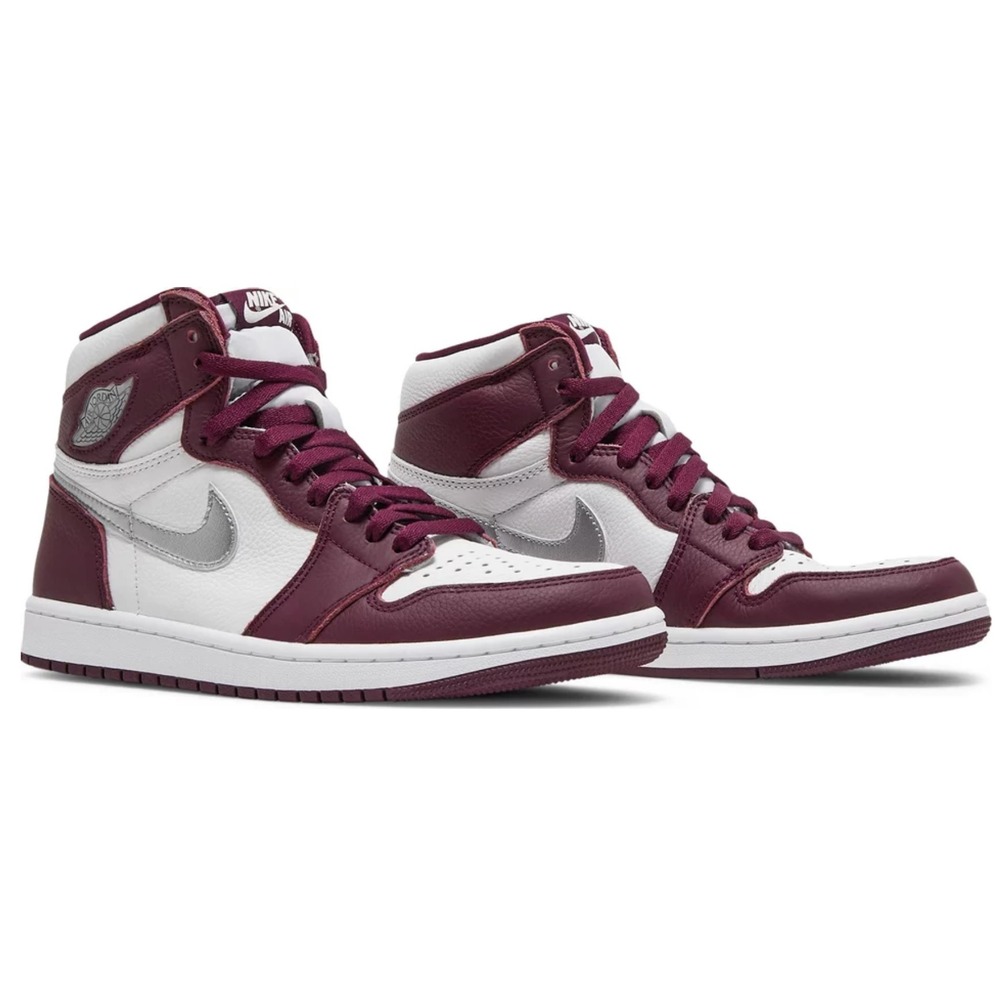 ※mana※Nike Air Jordan 1 OG Bordeaux Jordan 1 Retro High OG Bordeaux Spor Ayakkabı - Ercan Sneakers
