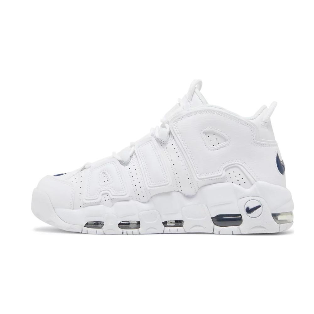 Nike Air More Uptempo 96 White White Midnight Navy, görsel 2
