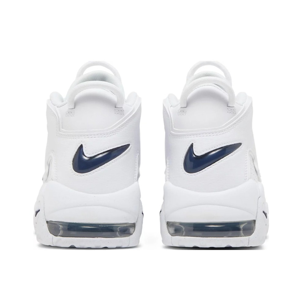 Nike Air More Uptempo 96 White White Midnight Navy Spor Ayakkabı