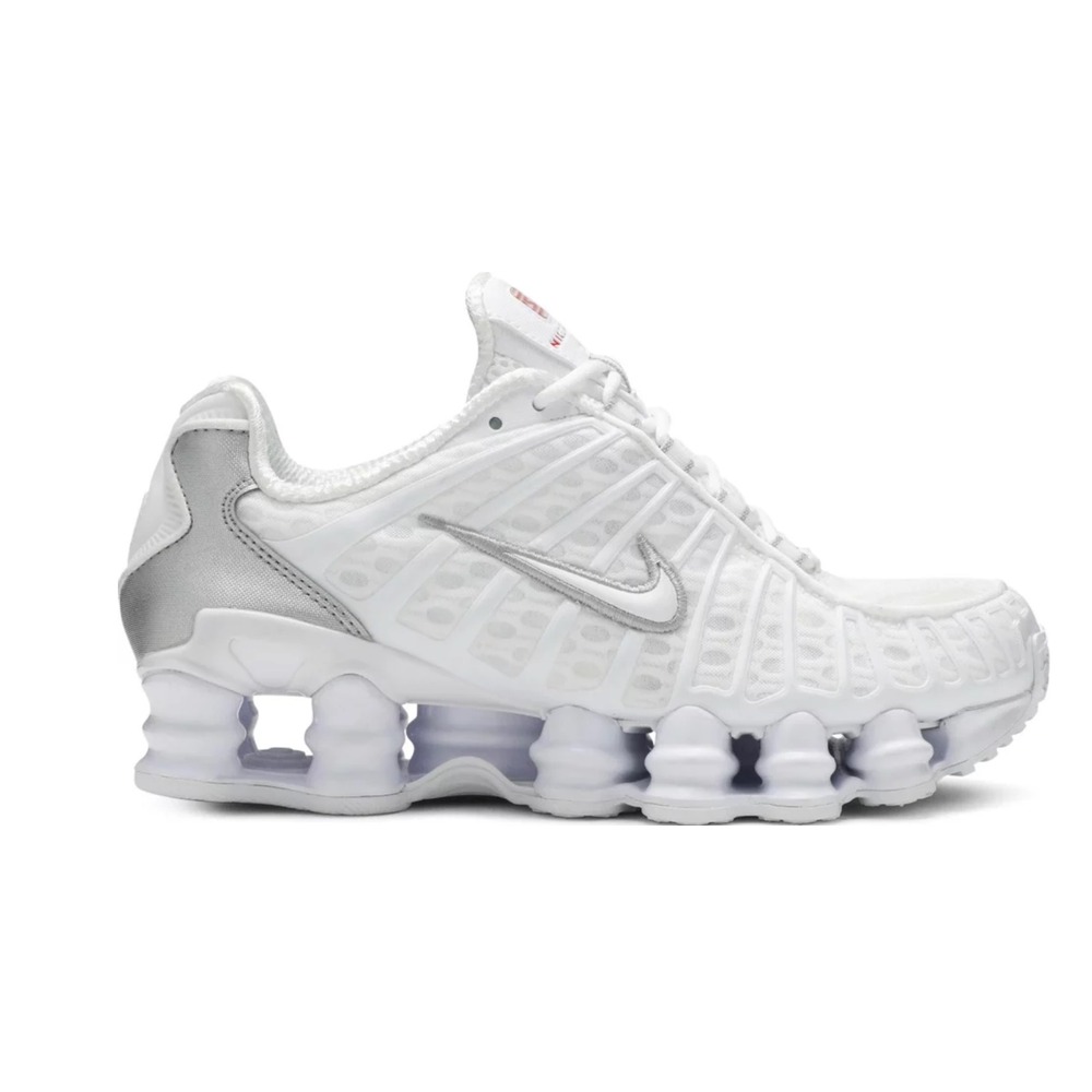 Nike Shox TL White Metallic Silver Spor Ayakkabı