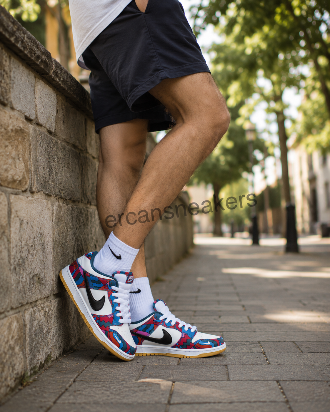 Nike SB Dunk Low Pro Parra Abstract Art Spor Ayakkabı - Ercan Sneakers