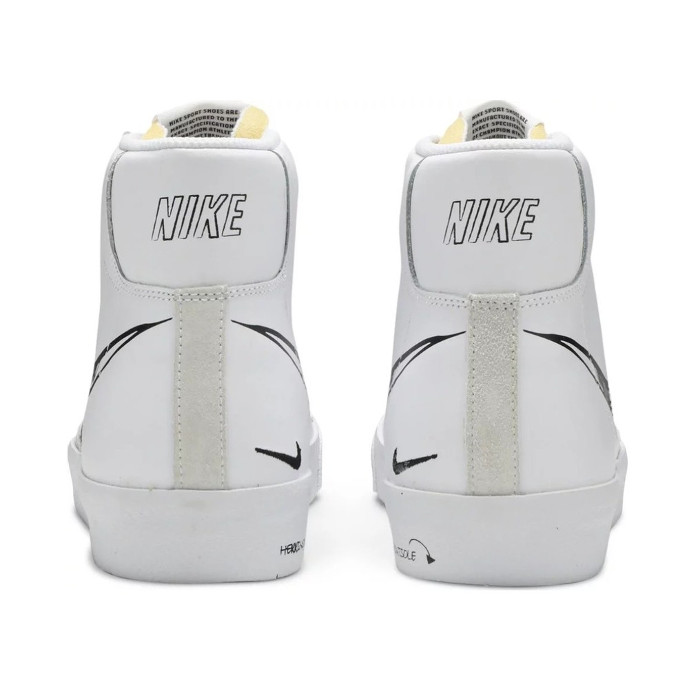 Nike Blazer Mid 77 Sketch White Black, görsel 3