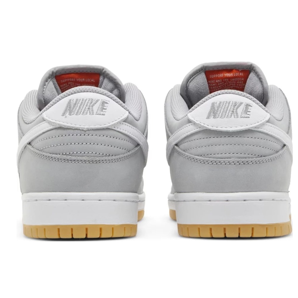 Nike SB Dunk Low Pro ISO Orange Label Wolf Grey Gum 3 Nike SB Dunk Low Pro ISO Orange Label Wolf Grey Gum - Görsel 3