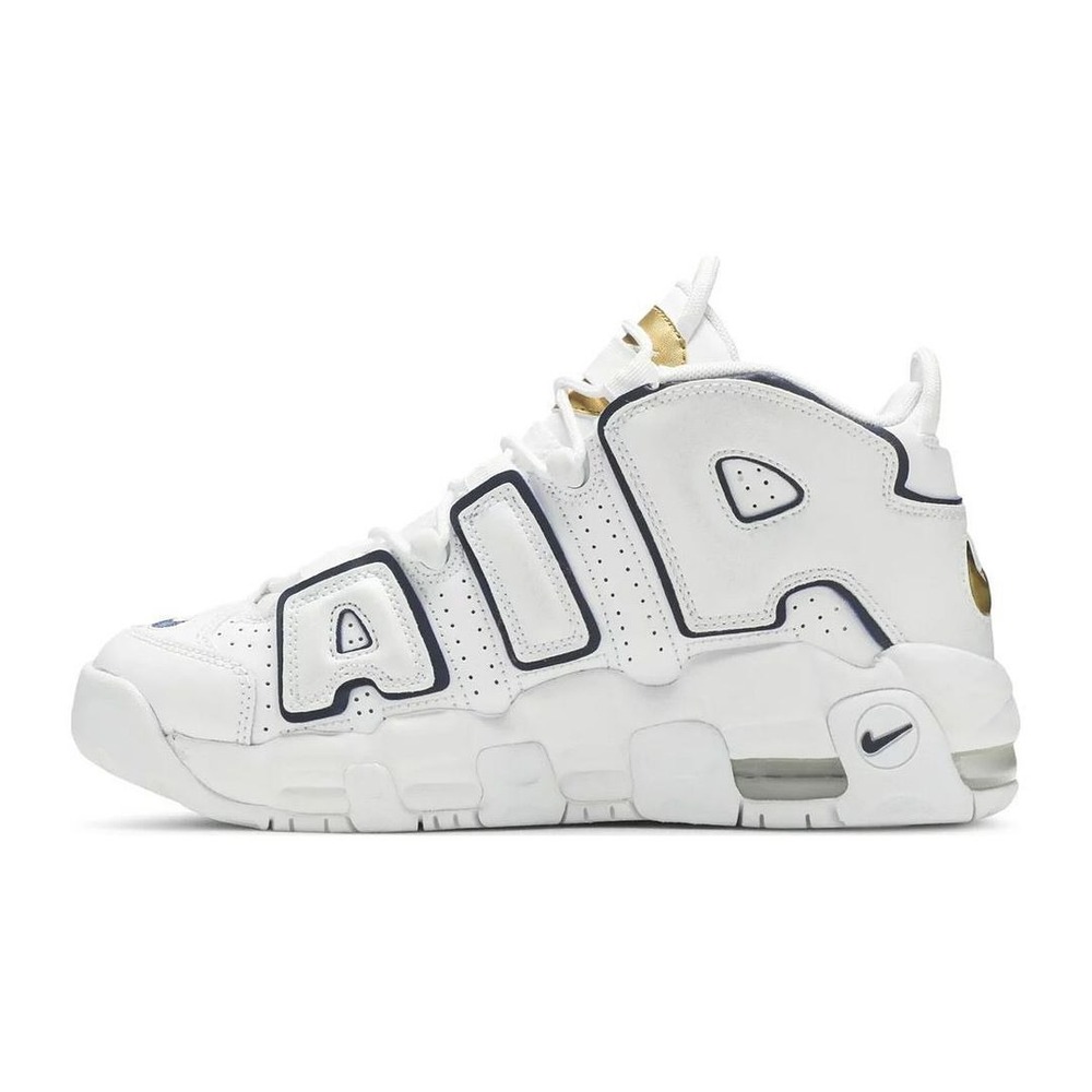 Nike Air More Uptempo White Midnight Navy, görsel 2