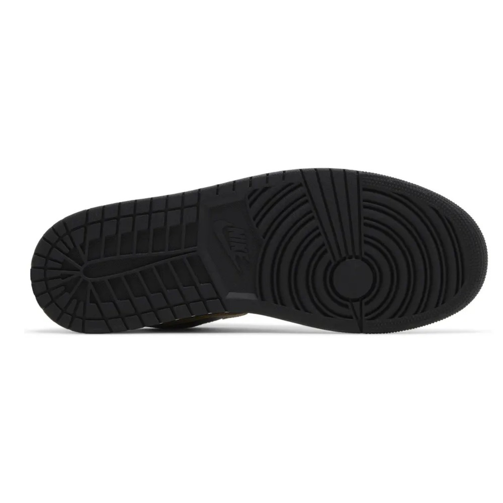 Jordan 1 Low White Black Metallic Gold Swoosh, görsel 4