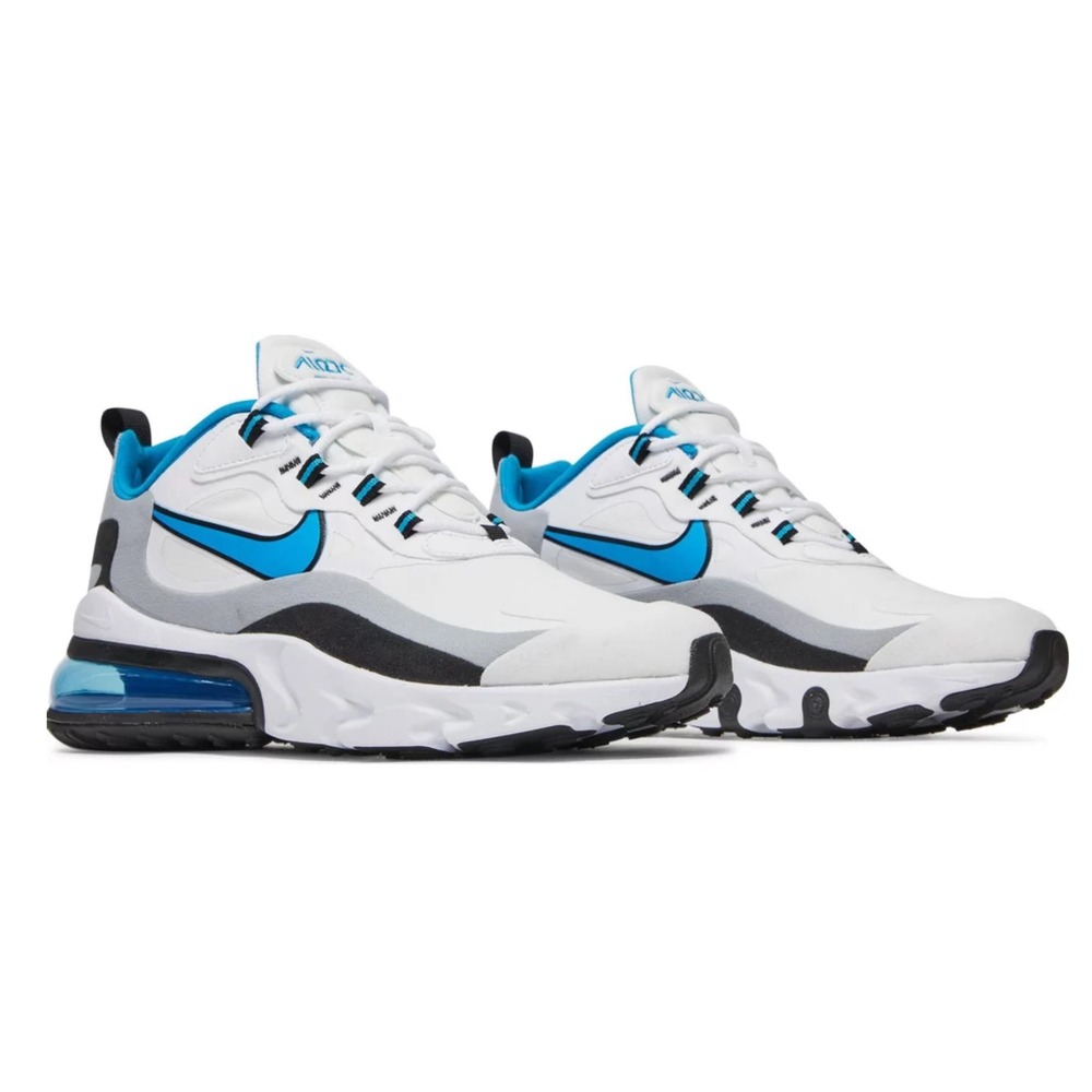 Nike Air Max 270 React White Sky Blue Spor Ayakkabı 5 Nike Air Max 270 React White Sky Blue Spor Ayakkabı - Görsel 5