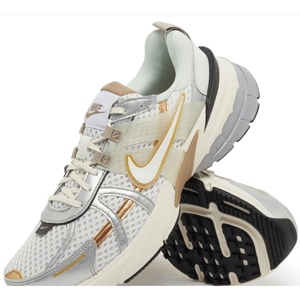 Nike V2K Run Khaki Metallic Silver, görsel 4