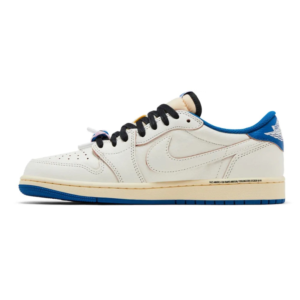 Jordan 1 Retro Low OG SP Fragment x Travis Scott Sail Military Blue, görsel 2