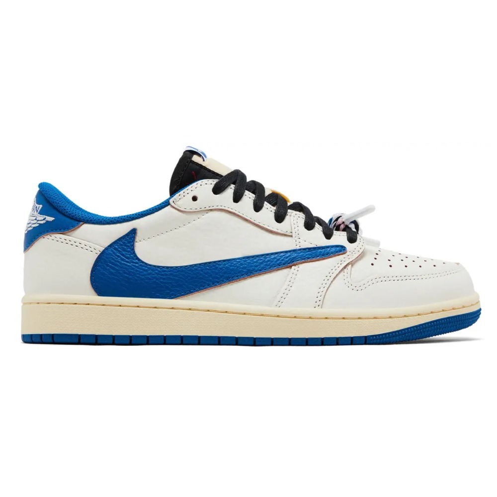 Jordan 1 Retro Low OG SP Fragment x Travis Scott Sail Military Blue Spor Ayakkabı