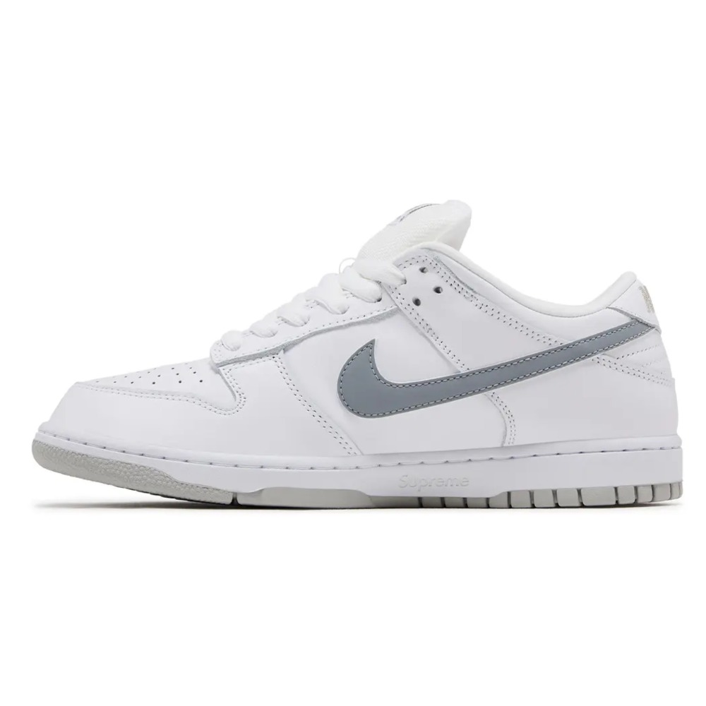 Nike SB Dunk Low Supreme 94 White Metallic Silver, görsel 2