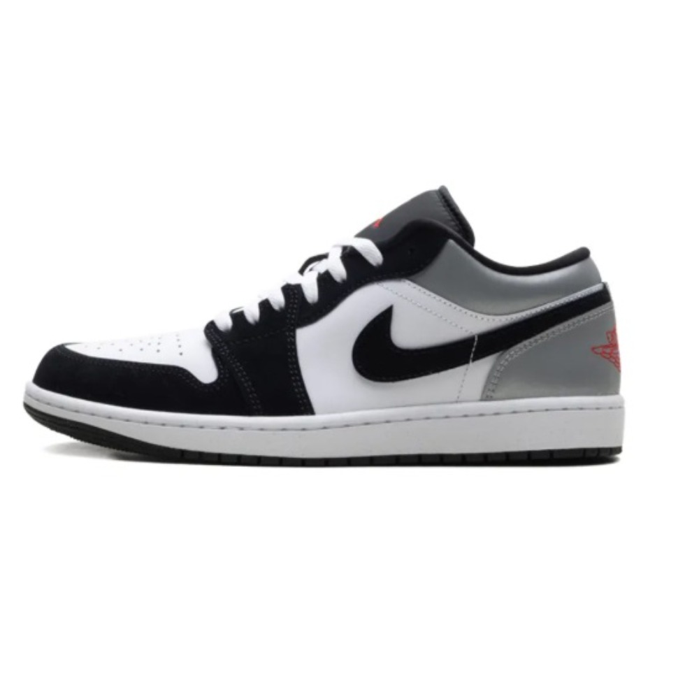 Jordan 1 Low SE White Fire Red Black Matte Silver, görsel 2