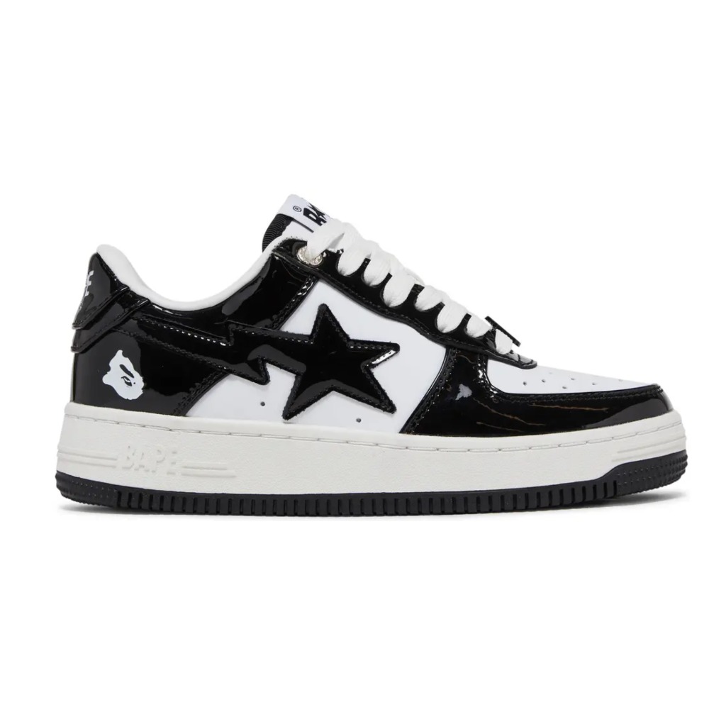 A Bathing Ape Bape Sta Patent Leather Black