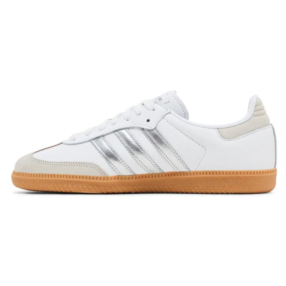 adidas Samba OG White Silver Metallic Grey Kadın, görsel 2