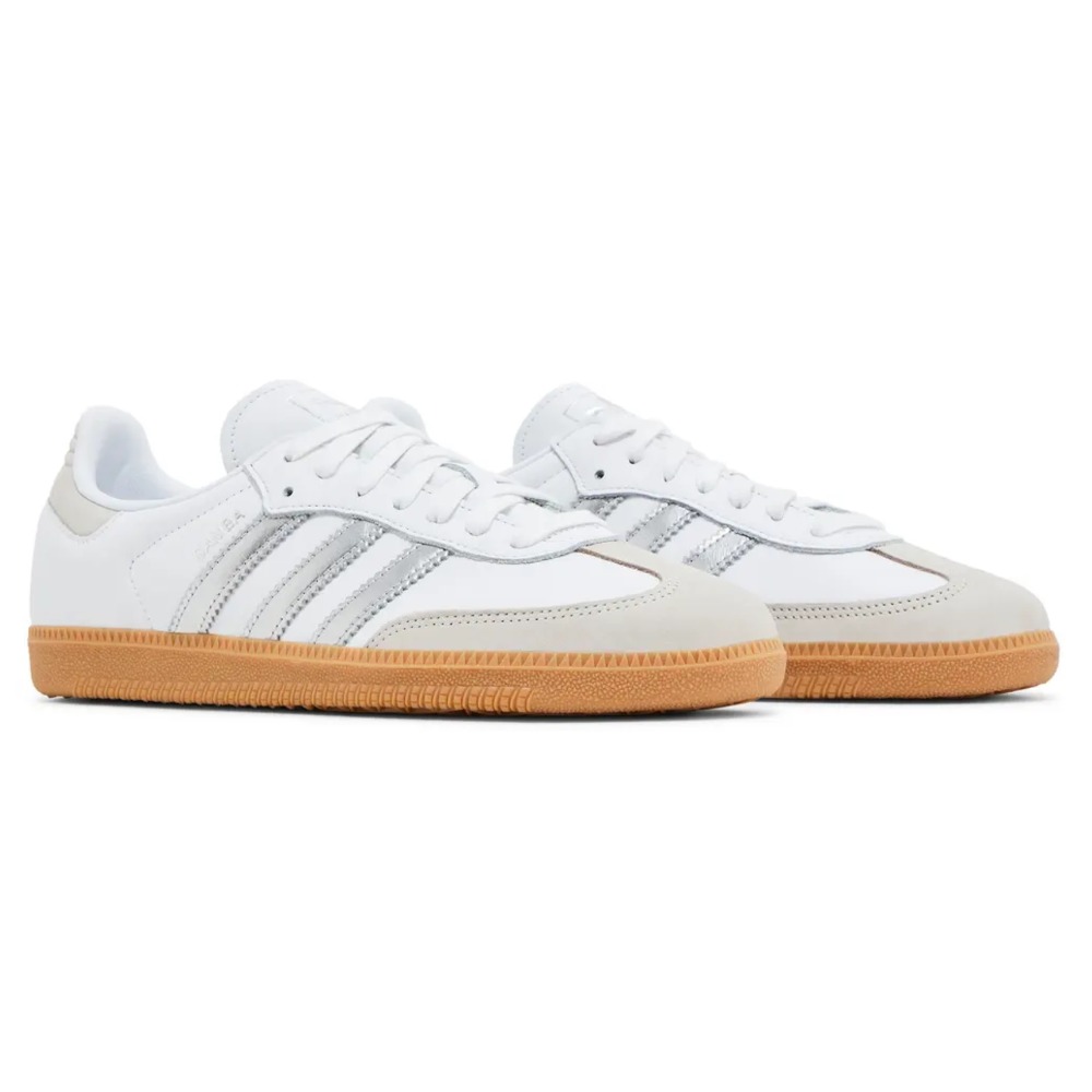 adidas Samba OG White Silver Metallic Grey Kadın, görsel 5