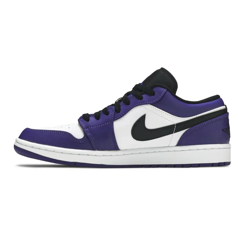 Jordan 1 Low Court Purple White, görsel 2