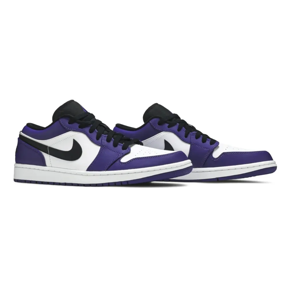 Jordan 1 Low Court Purple White, görsel 5