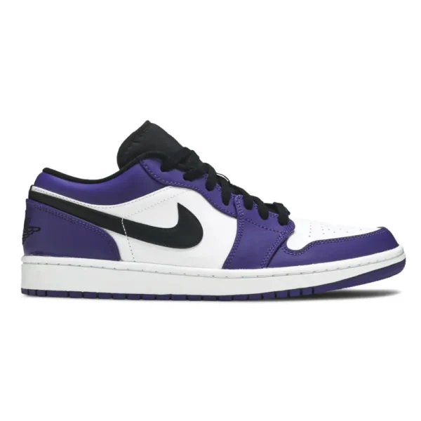 Jordan 1 Low Court Purple White
