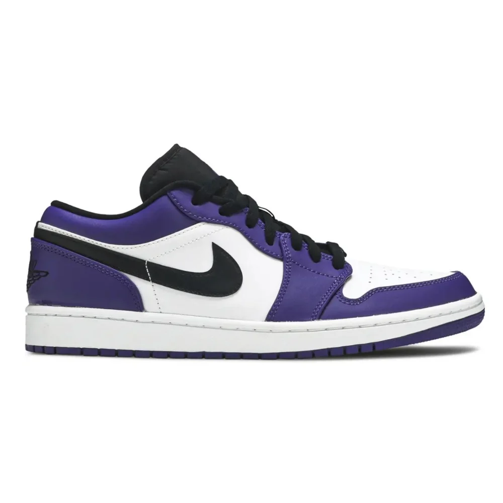 Jordan 1 Low Court Purple White, görsel 1