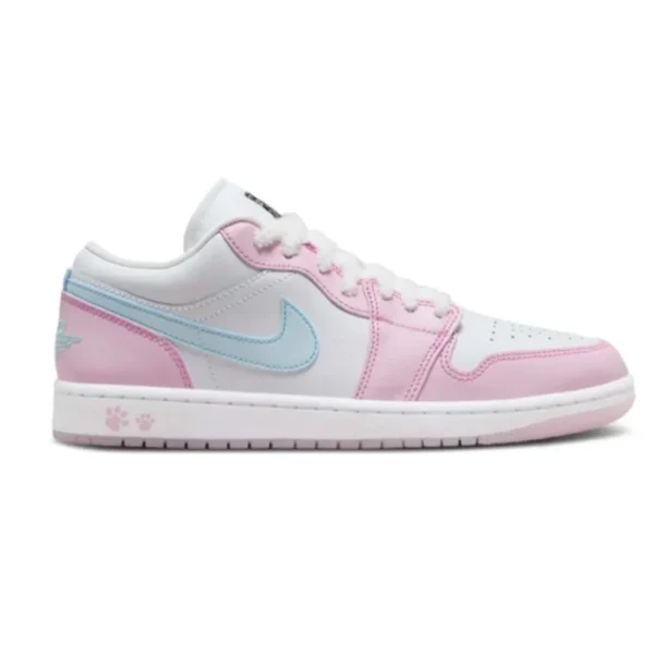 Jordan 1 Low SE Paw Print Pink Foam