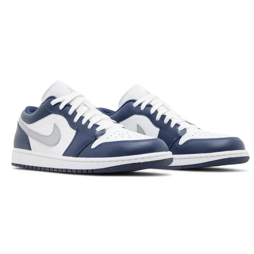 Jordan 1 Low Wolf Grey Midnight Navy, görsel 5