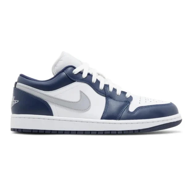 Jordan 1 Low Wolf Grey Midnight Navy