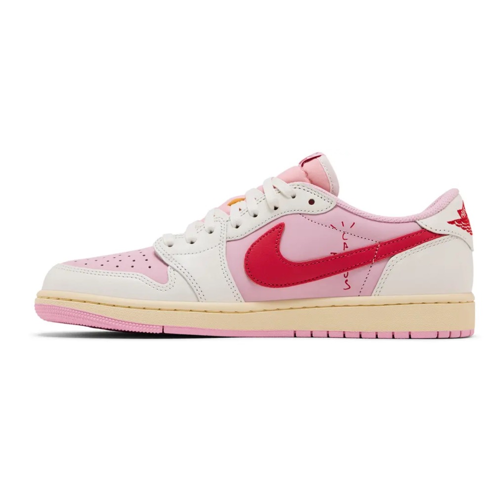 Jordan 1 Retro Low OG SP Travis Scott Sail Tropical Pink - Ercan