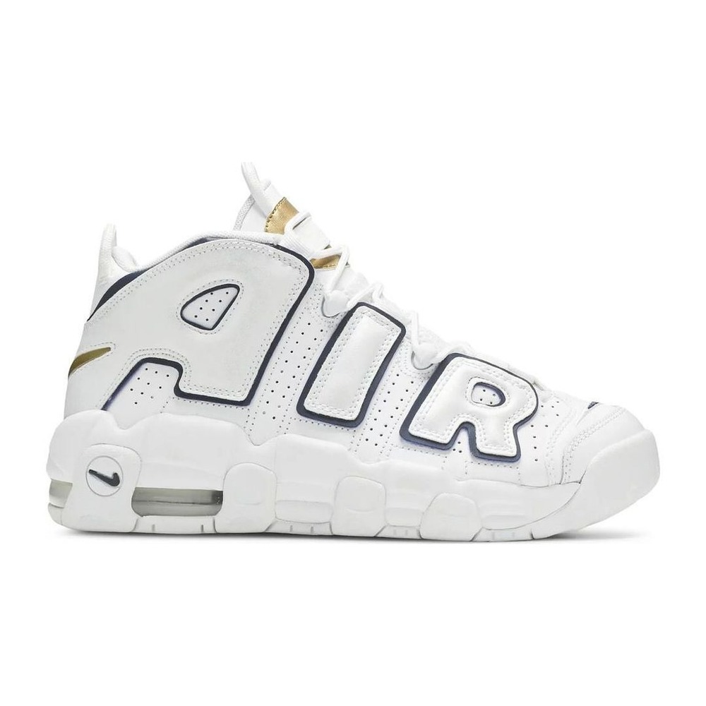 NIKE AIR MORE UPTEMPO ネイビー ホワイト Nike Air More Uptempo White Midnight Navy - Ercan Sneakers