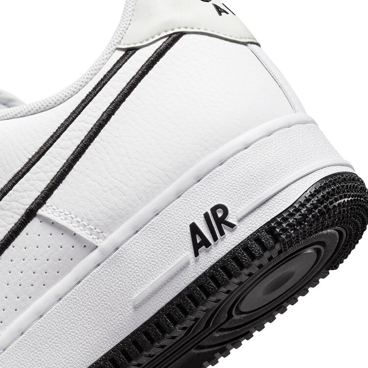 Nike Air Force 1 Low '07 Embroidered Swoosh White Black - Ercan